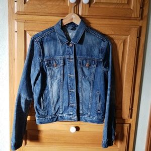 Gap Distressed Denim Jacket